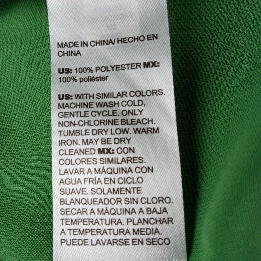 Chico's Wide Leg Crop Pants Kelly Green Eyelet Scallop Hem Sz 8 Preppy NWT $119 - Picture 10 of 14